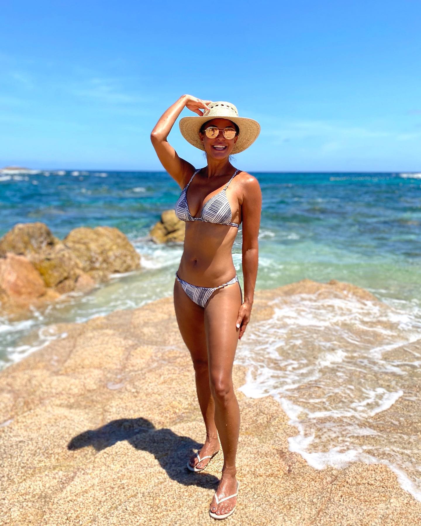 Eva LaRue Bikini Photo